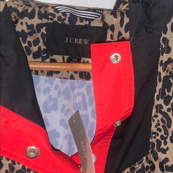 J. Crew leopard Anorak jacket - Picture 4 of 7